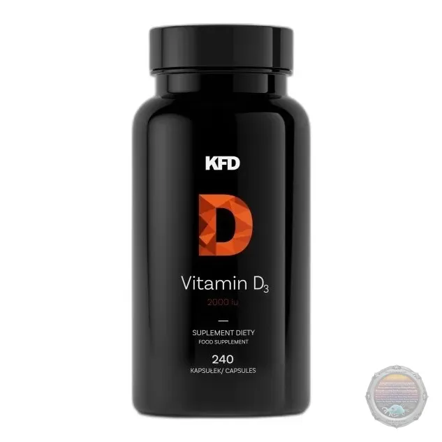 KFD Vitamin D3 2000 IU 240 kapsułek — zdjęcie 1