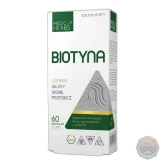 Biotyna 1000 mcg w kapsułkach — 60 porcji — zdjęcie 1