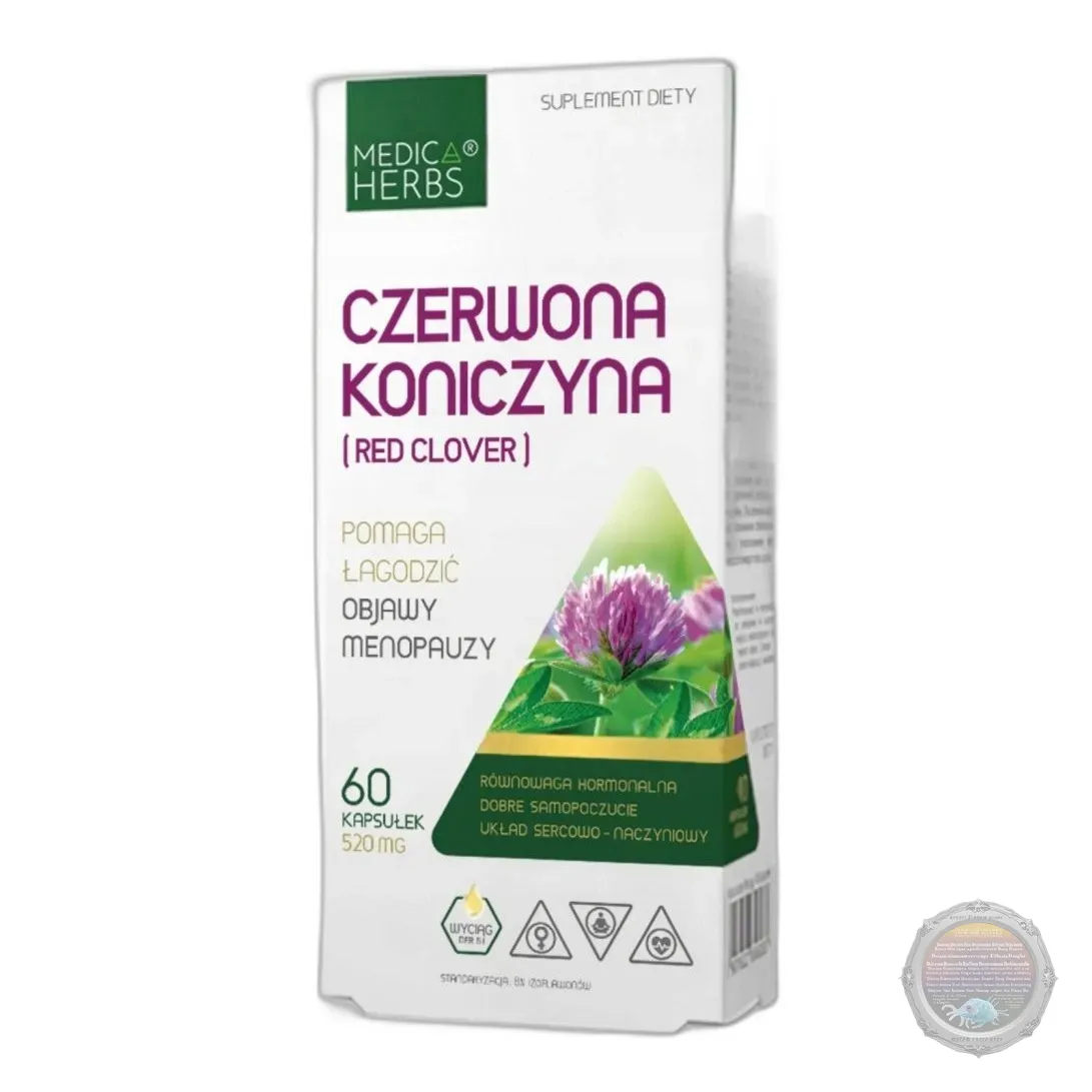 Czerwona koniczyna 520 mg 60 kapsułek — zdjęcie 1