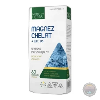 Magnez chelat z witaminą B6 w kapsułkach — zdjęcie 1